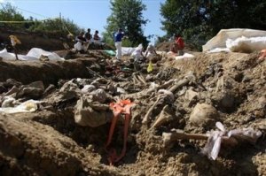 Srebrenica Genocide Kamenica Mass Grave Body Remains Victims